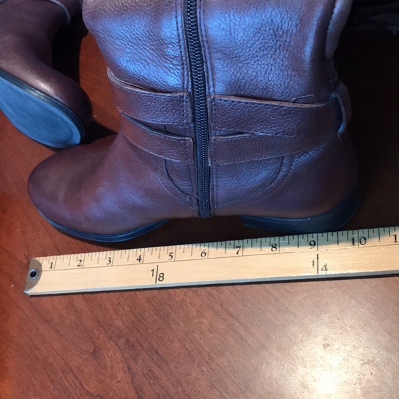 Naturalizer brown leather riding boots size 7.5M - Picture 6 of 16